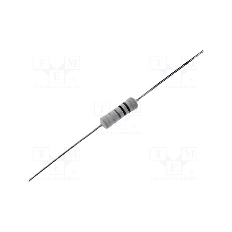 10 pcs x ROYAL OHM - MOR03SJ0684A19 - Resistor: metal oxide, THT, 680kΩ, 3W, ±5%, Ø5.5x16mm, axial