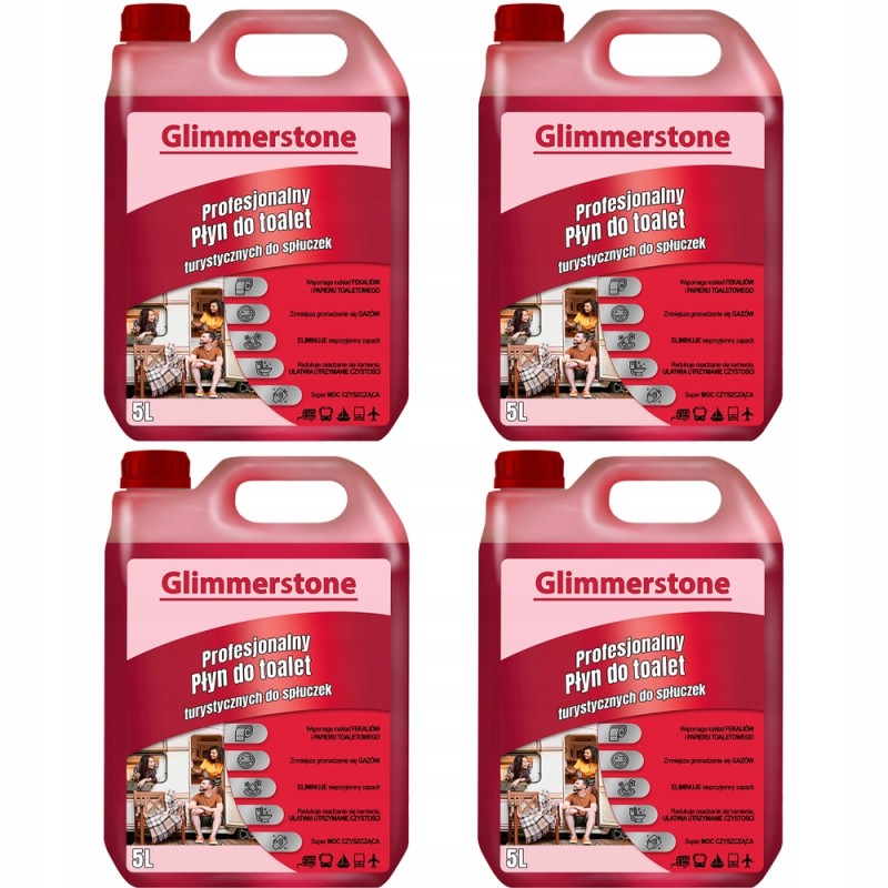 Fluid for tourist toilets for red cisterns, 20l