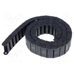 1 pcs x BREVETTI - SR20035040 - Cable chain, LIGHT, Bend.rad: 40mm, L: 1003mm, non-openable frames