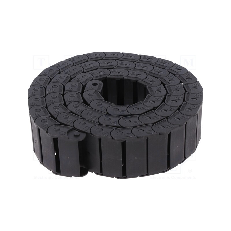 1 pcs x BREVETTI - SR20035030 - Cable chain, LIGHT, Bend.rad: 30mm, L: 1003mm, non-openable frames