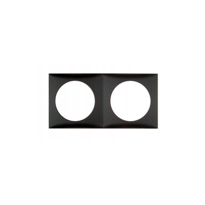 Fixture, switch housing, double anthracite frame b