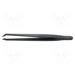 1 pcs x IDEAL-TEK - 708.CF - Tweezers, Blade tip shape: sharp, Tweezers len: 110mm, ESD