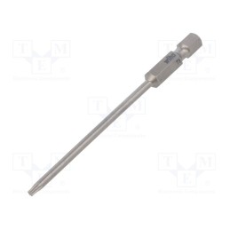 1 pcs x WIHA - 33720 - Screwdriver bit, Torx®, TX09, Overall len: 90mm, PROFESSIONAL