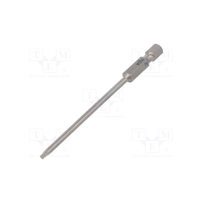1 pcs x WIHA - 33720 - Screwdriver bit, Torx®, TX09, Overall len: 90mm, PROFESSIONAL