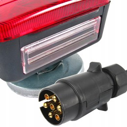 A set of lamp lights for a magnet tow truck trailer