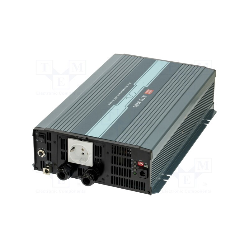 1 pcs x MEAN WELL - NTU-3200-212EU - Converter: DC/AC, 3.2kW, Uout: 230VAC, 10÷16.5VDC, Out: mains 230V