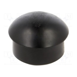 1 pcs x HUMMEL - 1.296.4201.11 - Stopper, PG42, elastomer, black, HSK-V-Ex, Thread: PG, -40÷95°C