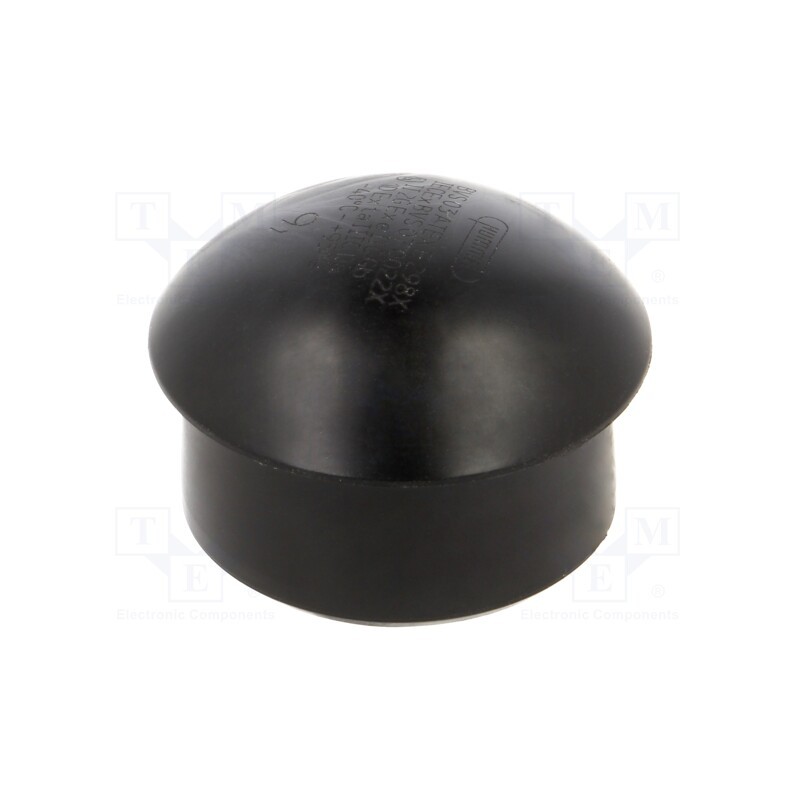 1 pcs x HUMMEL - 1.296.4201.11 - Stopper, PG42, elastomer, black, HSK-V-Ex, Thread: PG, -40÷95°C