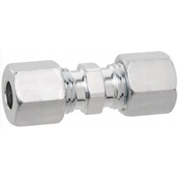 Straight screw connection, gok gas connection type G RVS 8 mm