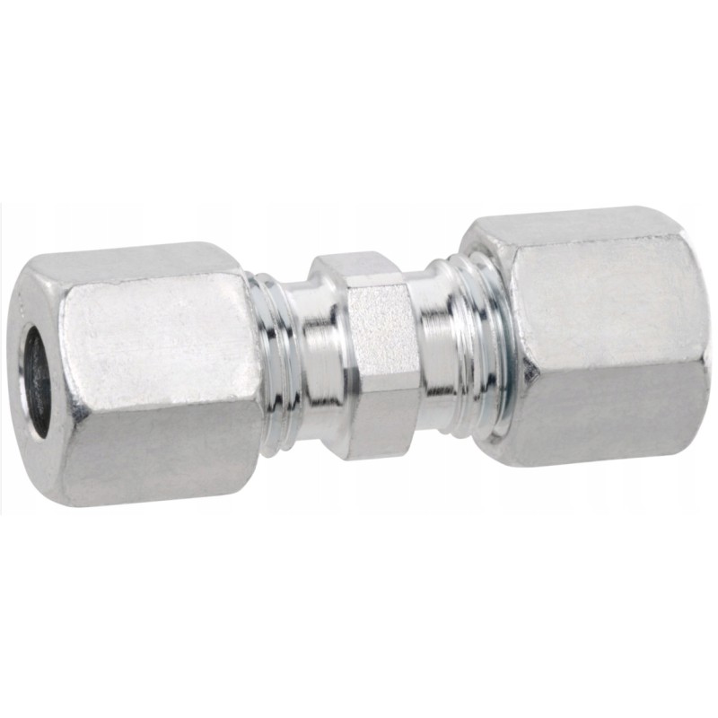 Straight screw connection, gok gas connection type G RVS 8 mm
