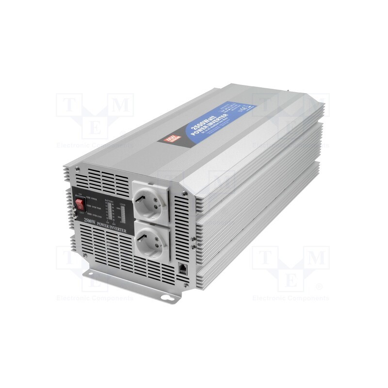 1 pcs x MEAN WELL - A301-2K5-F3 - Converter: DC/AC, 2500W, Uout: 230VAC, 10÷15VDC, Out: mains 230V
