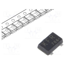 5 pcs x TOSHIBA - SSM3K339R - Transistor: N-MOSFET, unipolar, 40V, 2A, 1W, SOT23F