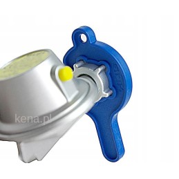 A key for unscrewing the reducer from the gas cylinder