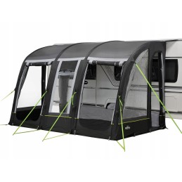 Pumped vestibule for camper trailer 390