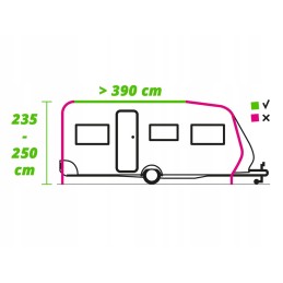 Pumped vestibule for camper trailer 390