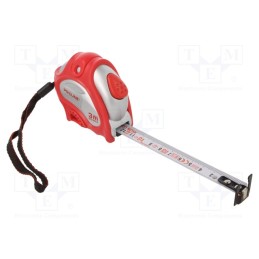 1 pcs x PROLINE - 20363 - Measuring tape, L: 3m, Class: II, white, double-sided