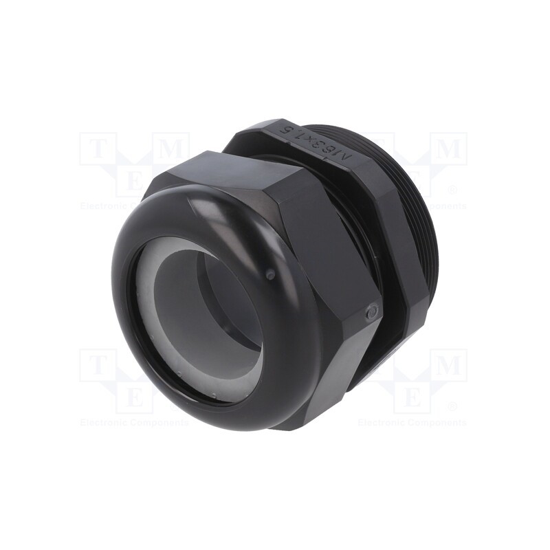 1 pcs x HUMMEL - 1.209.6301.51 - Cable gland, M63, 1.5, IP68, polyamide, black, UL94V-0, HSK-K