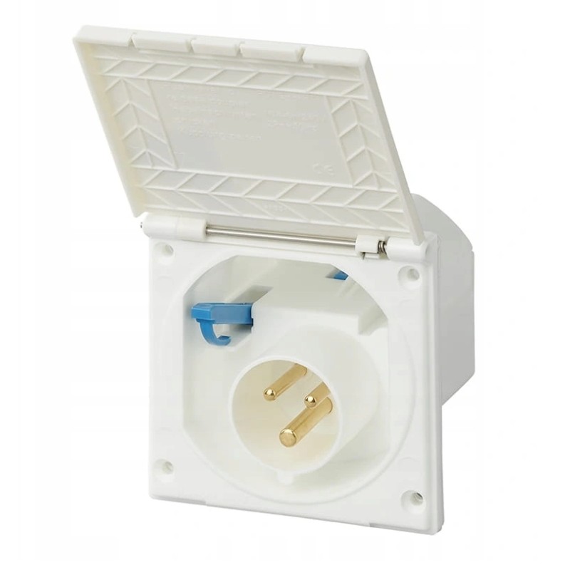 CEE socket, 230v power connection, camper trailer