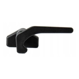 Polyplastic window handle, slide lock closure