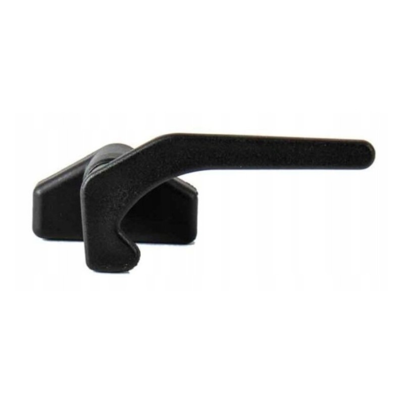 Polyplastic window handle, slide lock closure