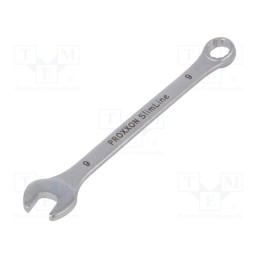 1 pcs x PROXXON - 23909 - Wrench, combination spanner, 9mm, Overall len: 130mm, SlimLine