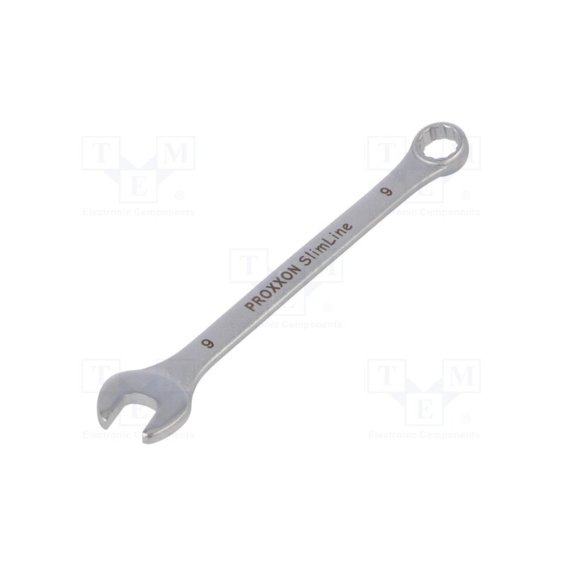 1 pcs x PROXXON - 23909 - Wrench, combination spanner, 9mm, Overall len: 130mm, SlimLine