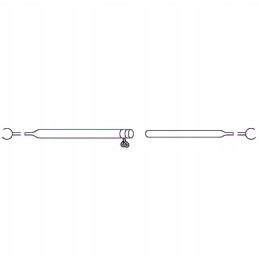 Frame tube for the vestibule oe 25mm 120 205cm