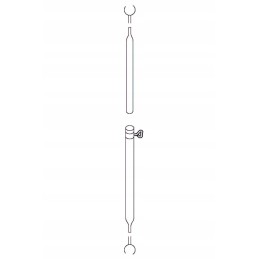 Frame tube for the vestibule oe 25mm 120 205cm