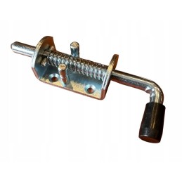 The latch, the bolt lock, the bolt to the sides, on a strong spring