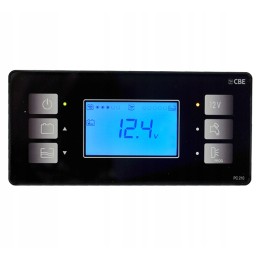 Power electronics control panel for the cbe pc210 camper