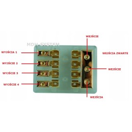Power distributor fuse socket agu 4