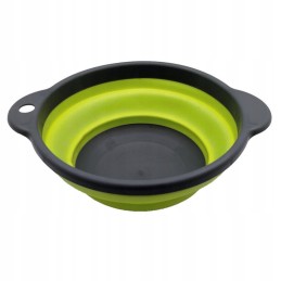 Foldable bowl with handles for bivouacs 20 x 9 cm