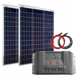 Solar panel set 2x50w 12v regulator 2xusb