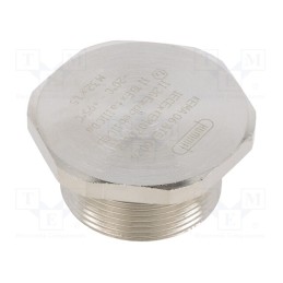 1 pcs x HUMMEL - 1.875.3200.50 - Stopper, M32, 1.5, IP68, brass, Plating: nickel, V-Ms-Ex-d, -20÷95°C