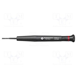 1 pcs x BERNSTEIN - 4-380-14 - Screwdriver, slot, precision, 1,4x0,25mm, Blade length: 17mm
