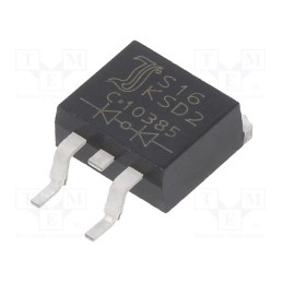 1 pcs x DIOTEC SEMICONDUCTOR - S16KSD2 - Diode: rectifying, SMD, 800V, 8Ax2, 1.5us, D2PAK, Ufmax: 1.1V, Ir: 5uA