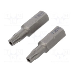 1 set x WIHA - 38651 - Screwdriver bit, Torx® with protection, T20H, Overall len: 25mm