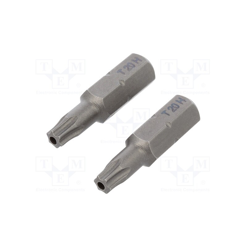 1 set x WIHA - 38651 - Screwdriver bit, Torx® with protection, T20H, Overall len: 25mm