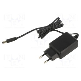 1 pcs x MEAN WELL - SGAS15E05-P1J - Power supply: switched-mode, plug, 5VDC, 2.4A, 12W, Plug: EU, 79%