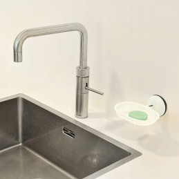 Campervan suction cup soap holder