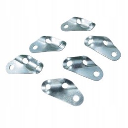 Tent rope tension plates, 3 holes, 10 pcs