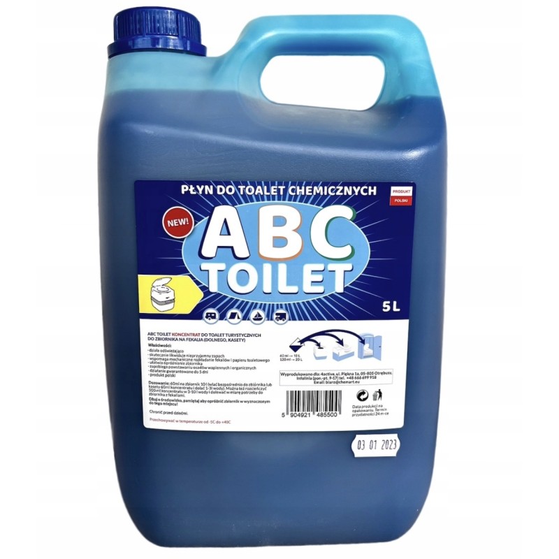 Liquid concentrate for tourist toilets, scent, 5l