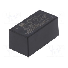 1 pcs x MEAN WELL - MPM-15-5 - Converter: AC/DC, 15W, 80÷264VAC, 5VDC, Iout: 3A, OUT: 1, 85.5%, PCB