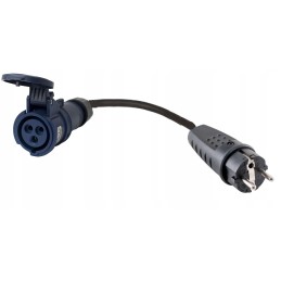 Camping adapter, rubber plug to socket 16 3