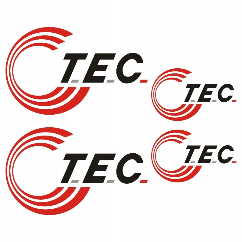 Tec set of camper camping stickers