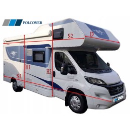Camper cover with alcove 600-650cm polcover