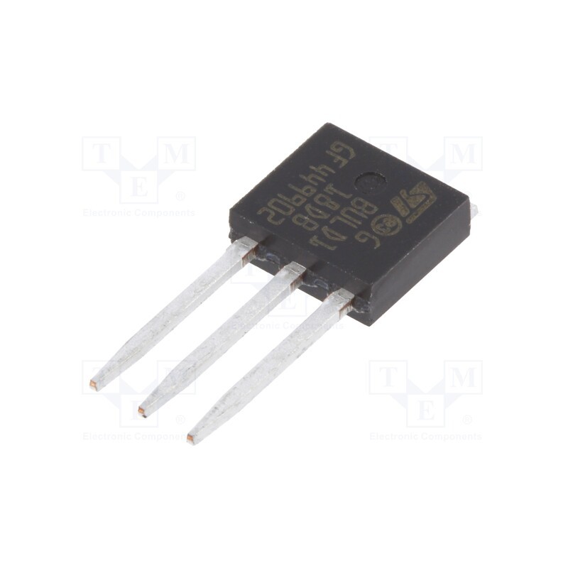1 pcs x STMicroelectronics - BULD118D-1 - Transistor: NPN, bipolar, 400V, 2A, 20W, TO251