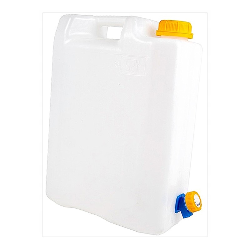 H4w13 drinking water container with valve and tap 10l 89977