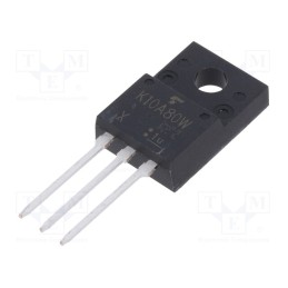 1 pcs x TOSHIBA - TK10A80W,S4X(S - Transistor: N-MOSFET, unipolar, 800V, 9.5A, 40W, SC67