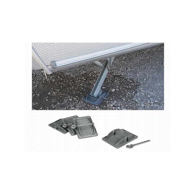 Washers for carpad brunner trailer supports